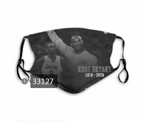 2021 NBA Los Angeles Lakers #24 kobe bryant 33127 Dust mask with filter->->Sports Accessory